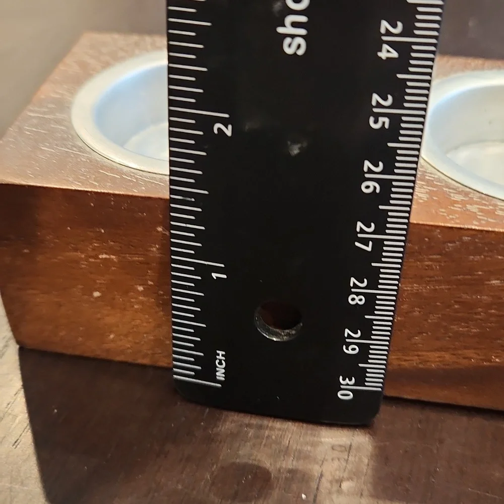 WEST ELM 5 slot candle holder